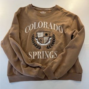 Brown HOLLISTER Crewneck Colorado Springs